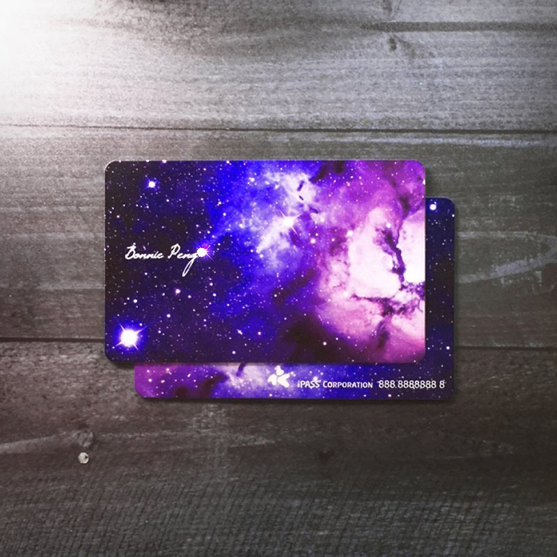 Customized Purple Star Diamond Cartoon Card - อื่นๆ - พลาสติก สีม่วง
