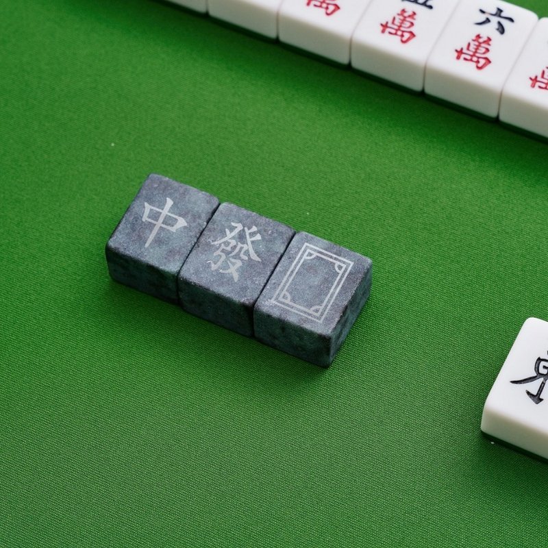 OTOP得獎作品 | 麻將醇酒玉(1入) 快速醒酒(可重複使用) 禮盒包裝 - 酒杯/酒器 - 玉石 綠色