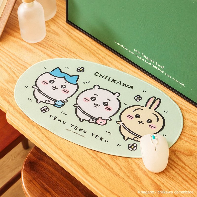 Yanda Jiikawa mouse (desk) pad (woo) - แผ่นรองเมาส์ - วัสดุอื่นๆ สีเขียว