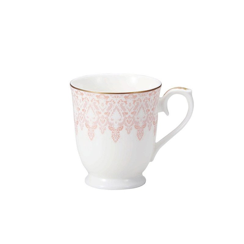 AURORA粉紅極光骨瓷馬克杯(290ml) - 杯子 - 瓷 粉紅色