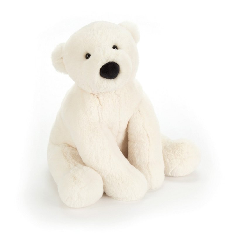 Perry Polar Bear Small 北極熊 19公分 - 公仔模型 - 聚酯纖維 白色