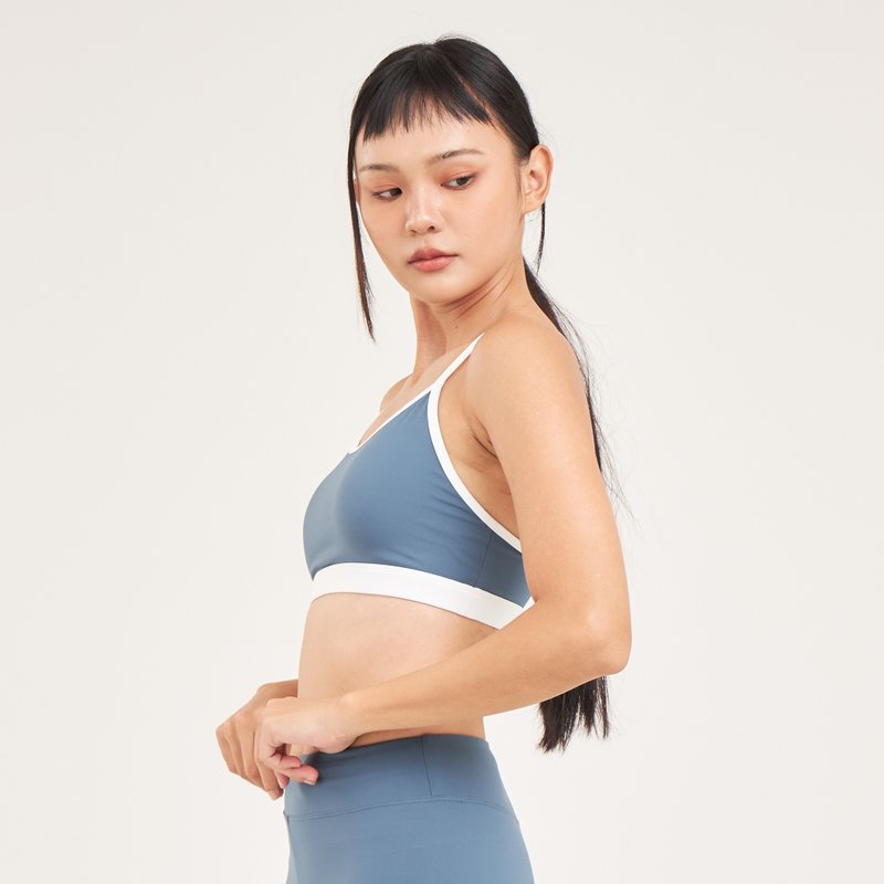 Nature Collection Sport Bra (Navy) - 運動內衣 - 尼龍 藍色