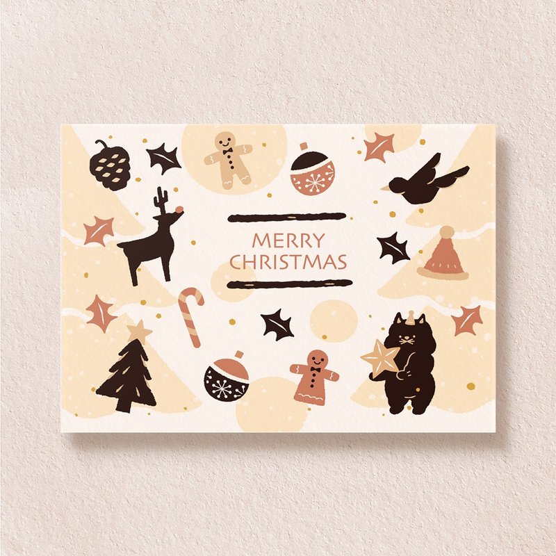 postcard-christmas card-accessory edition - Cards & Postcards - Paper Orange