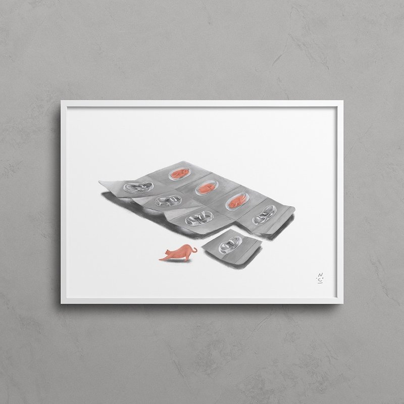 【裝飾畫】止痛良品 - 海報/掛畫/掛布 - 紙 