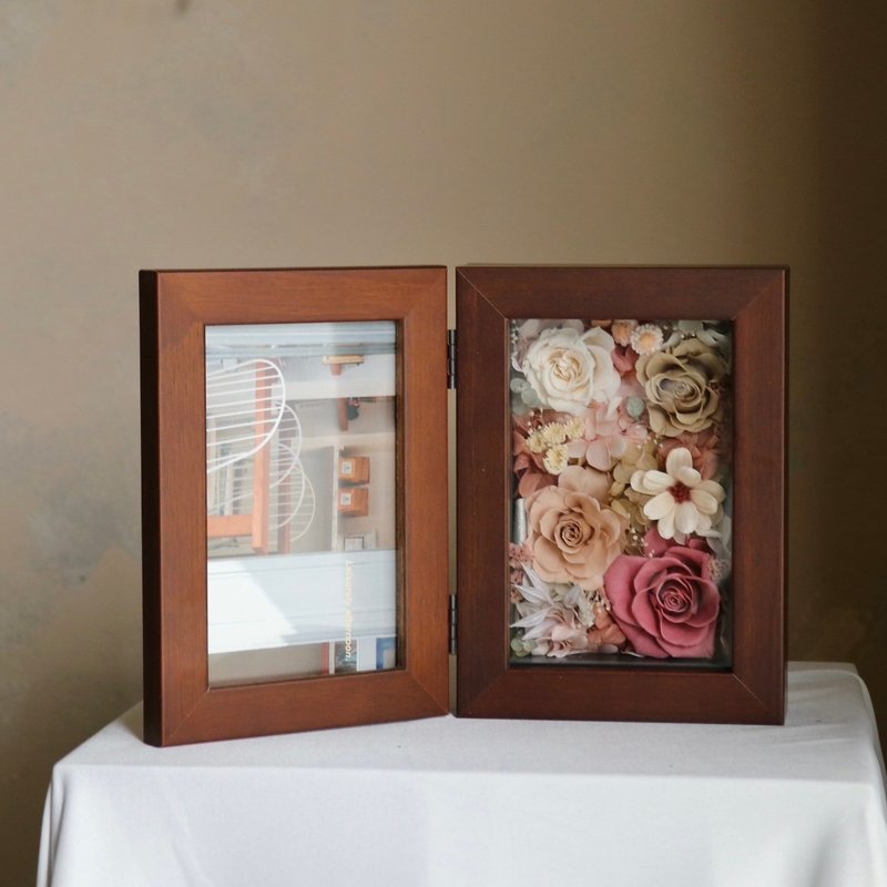 [Meet Eternity] Romantic Love Words Japanese Eternal Rose Photo Frames, a total of 6 types can be purchased with engraving. - Dried Flowers & Bouquets - Plants & Flowers 