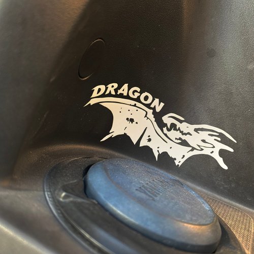 反光屋FKW DRAGON 龍 汽車/重機/機車貼紙 反光貼紙 高亮度防水耐曬