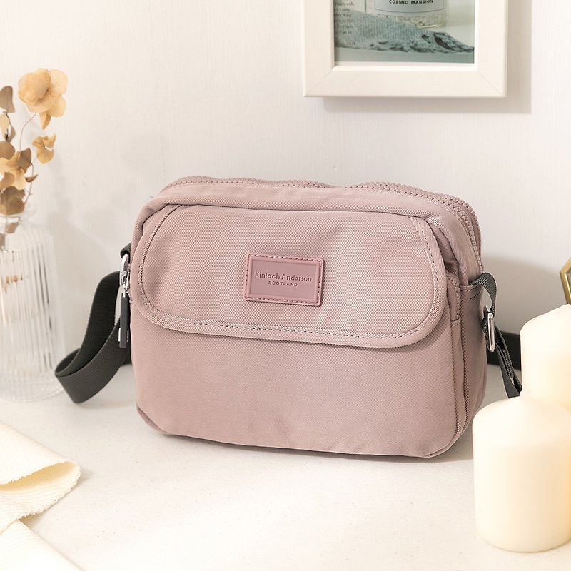 [Kim Anderson] Sweet Journey Flap Style Side Bag - Purple - กระเป๋าแมสเซนเจอร์ - ไนลอน สีม่วง