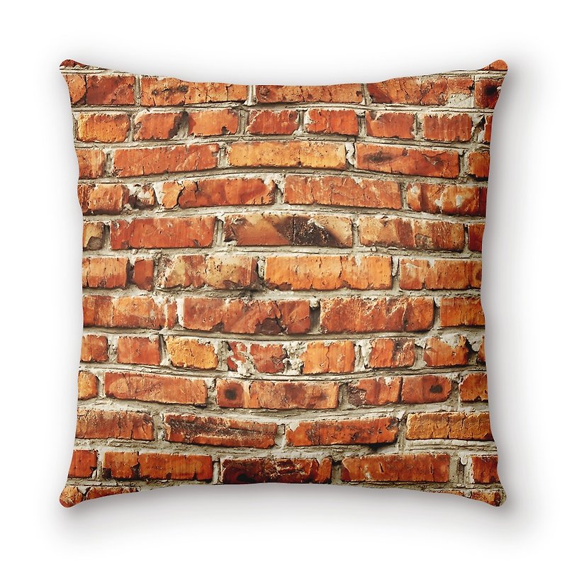 iPillow Creative Pillow Red Brick PSPL-038 - Pillows & Cushions - Cotton & Hemp Red