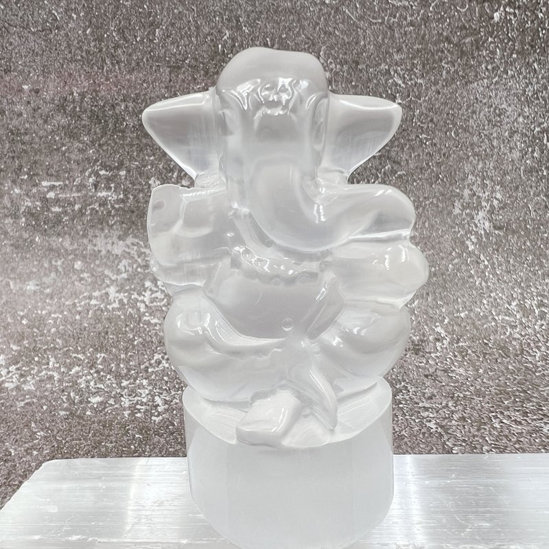 透石膏 ‧ 能量淨化石‧ 象神 ‧ 神獸擺件 - 其他 - 水晶 