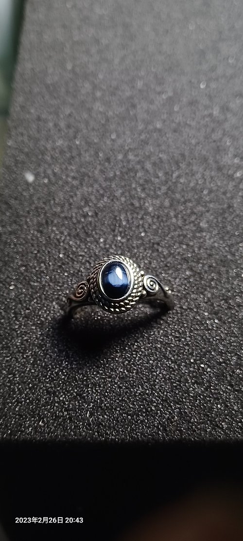 losarob 藍色彼得石戒指