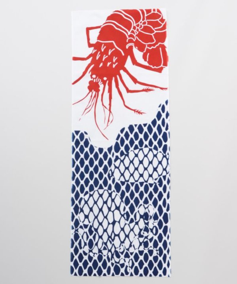 TENUGUI Towel - EBI-ZU 海老図 - 毛巾/浴巾 - 其他材質 