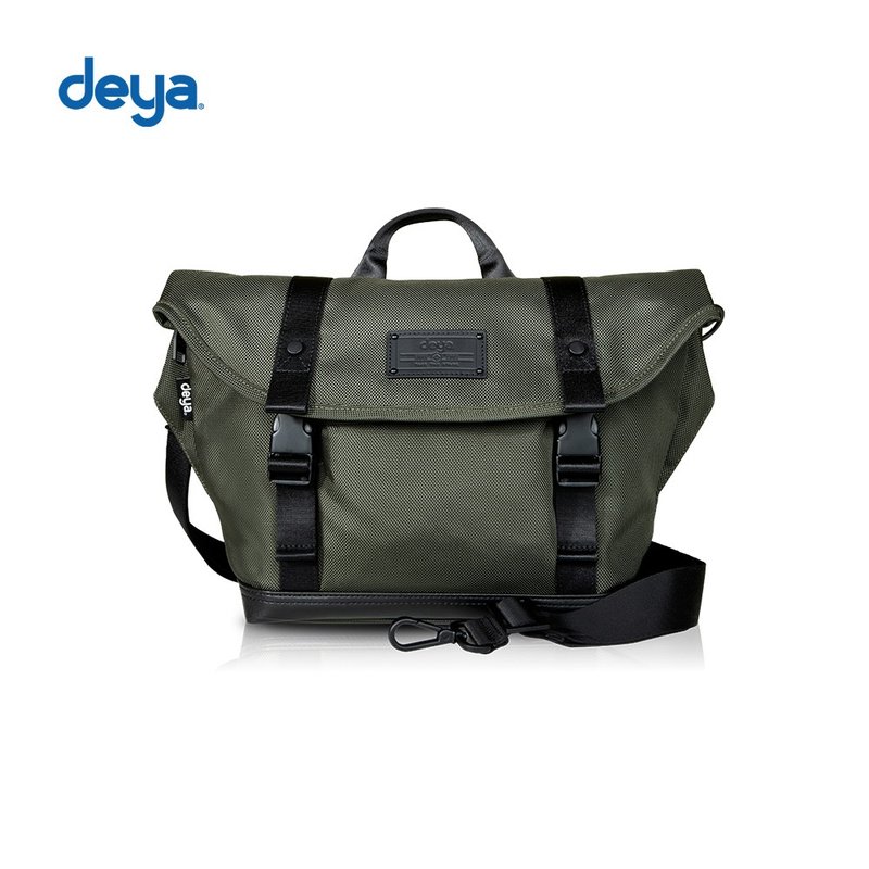 deya cross 郵差包-綠色 - 側背包/斜背包 - 尼龍 綠色