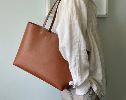 zemoneni zemoneni手作tote bag 大托特包焦糖奶茶