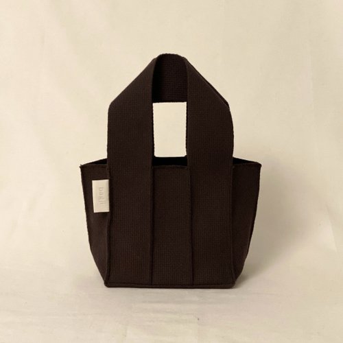 BagJi Weave Mini tote choco (4colors)