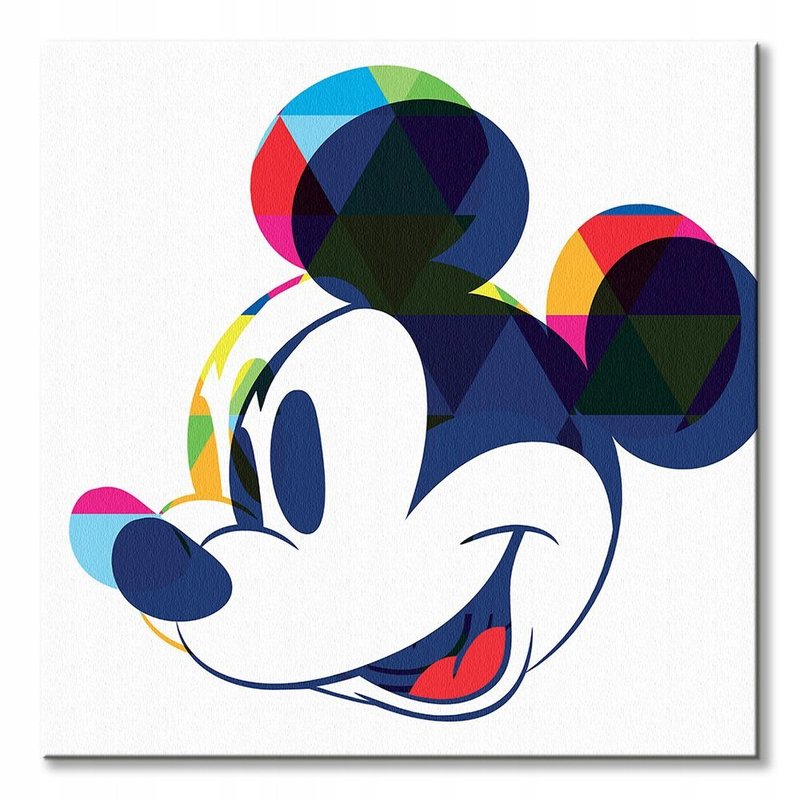 【迪士尼】多色米奇40*40無框畫/Mickey Mouse - 海報/掛畫/掛布 - 其他材質 多色