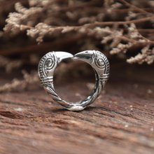 925悪魔モチーフのヴィンテージリング～バイカーストリートスタイル 925シルバー メキシカン スカルリング メンズ バイカー