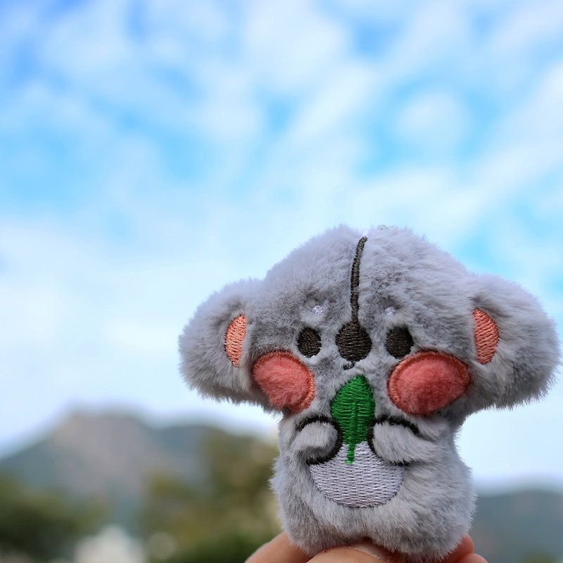 Vipstorey Koala|Original Mini Koala Doll Pendant - Keychains - Cotton & Hemp Gray