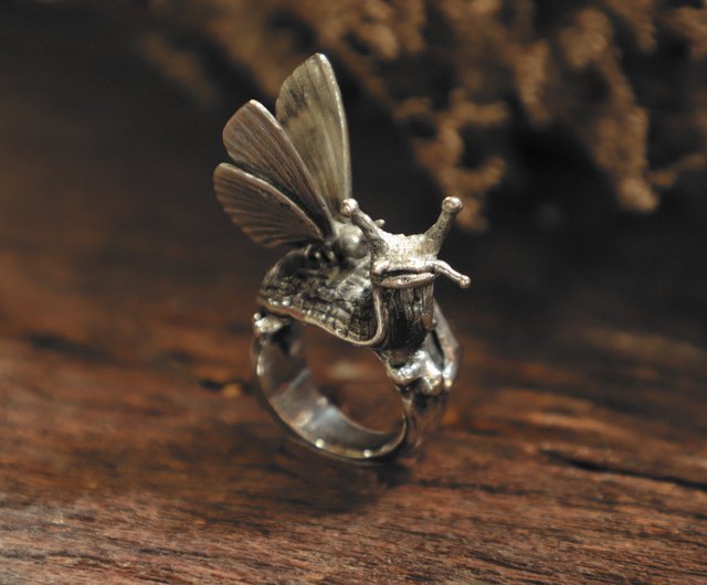 mens butterfly ring