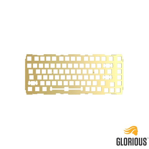 Glorious 官方授權旗艦館 Glorious GMMK Pro 75% 鍵盤專用定位板 - 黃銅