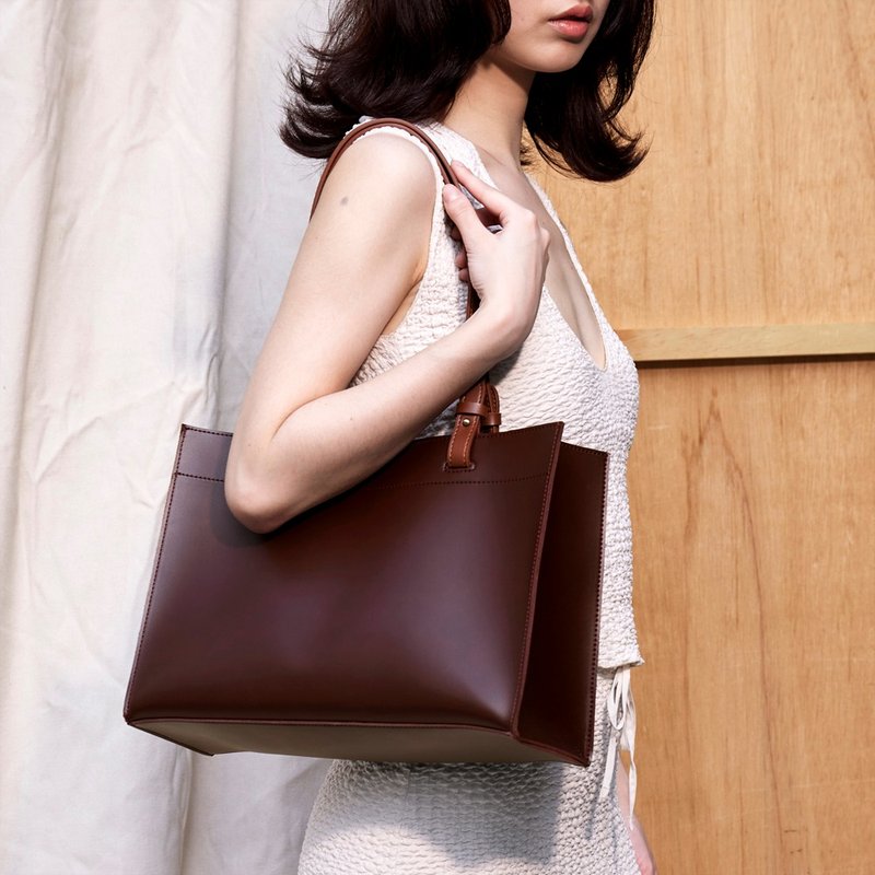 格林托特包 (多色) 肩背 側背 斜背 大包 禮物 復古 手工 生日 皮 - 側背包/斜背包 - 人造皮革 多色