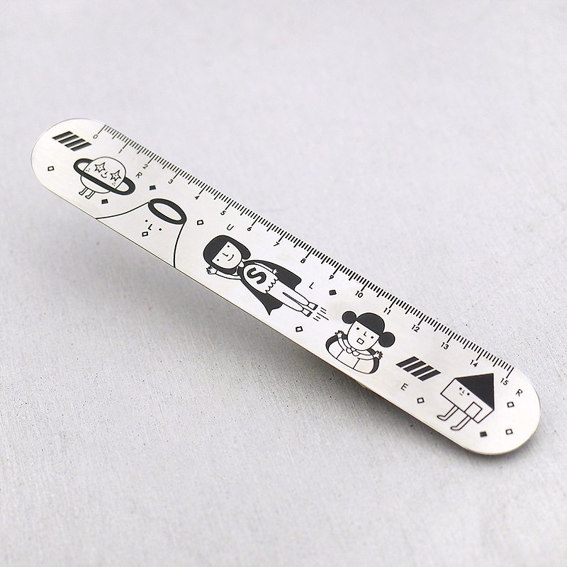 Party - Steel Ruler - Other - Stainless Steel Silver