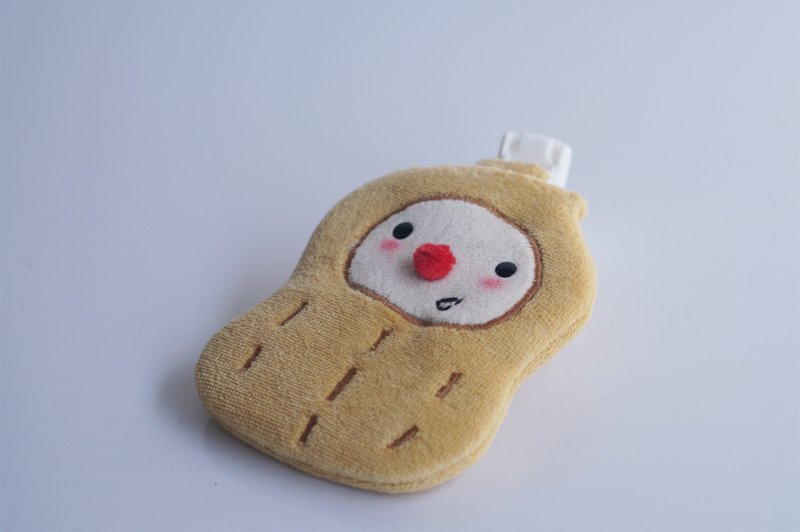 Bucute Peanut Baby Amulet. Royal Sleeve. Peace Amulet Bag/Baby Special/Handmade/Miyue - Baby Gift Sets - Polyester Orange