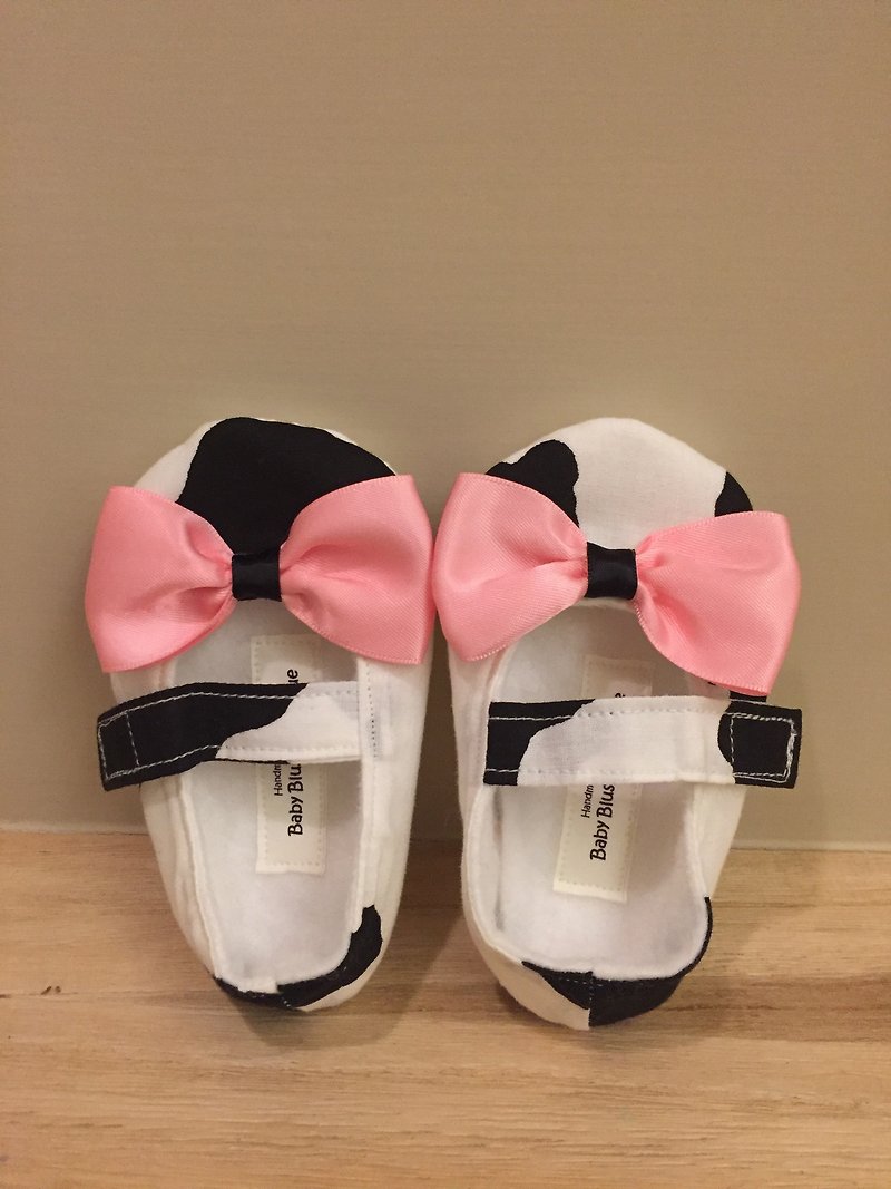 U.S. Imported Fashionable Handmade Toddler Shoes (Dairy Cow Model) - รองเท้าลำลองผู้หญิง - ผ้าฝ้าย/ผ้าลินิน 