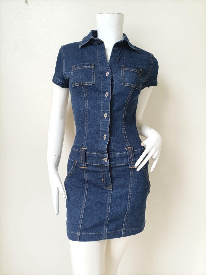 Tommy Jeans Women Mini Dress Size XS - 洋裝/連身裙 - 棉．麻 