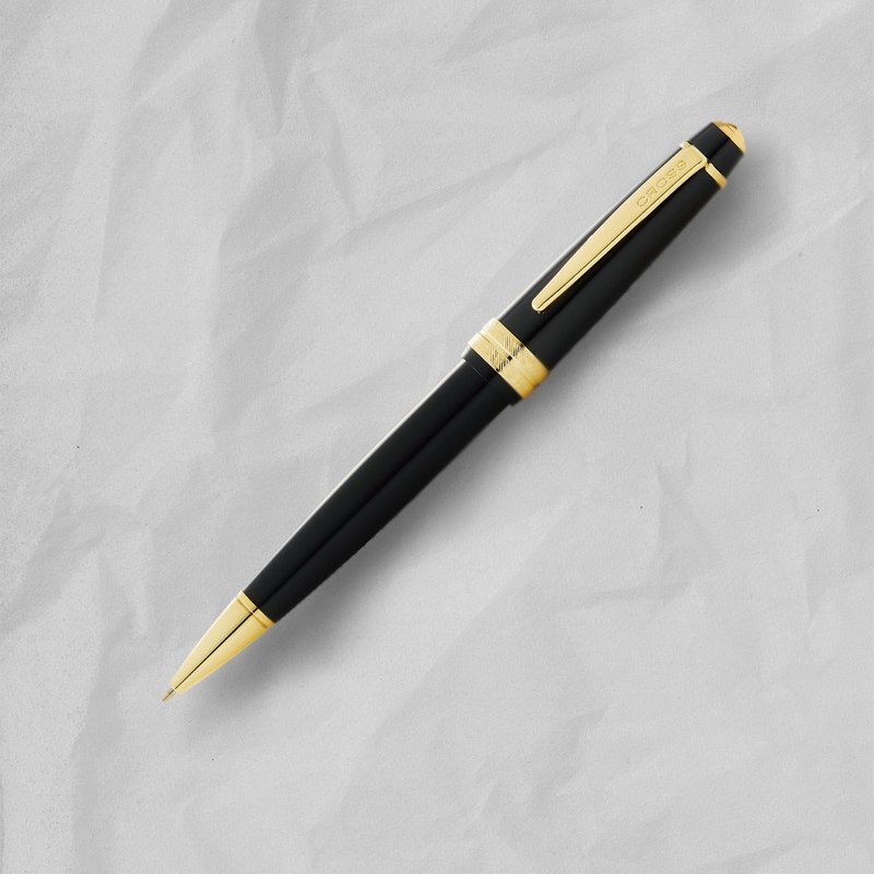 【CROSS】 Bailey Light貝禮輕盈系列金夾亮黑原子筆  (原廠正貨) - 原子筆/中性筆 - 其他材質 黑色