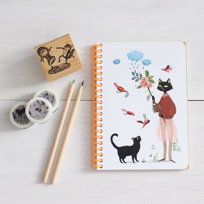 MissCatCat_ Cat Notebooks & Journals - Notebooks & Journals - Paper Orange