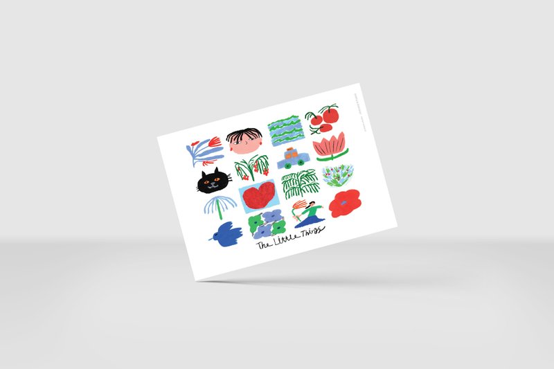 The little things Card (A5/A6) - Cards & Postcards - Paper Multicolor