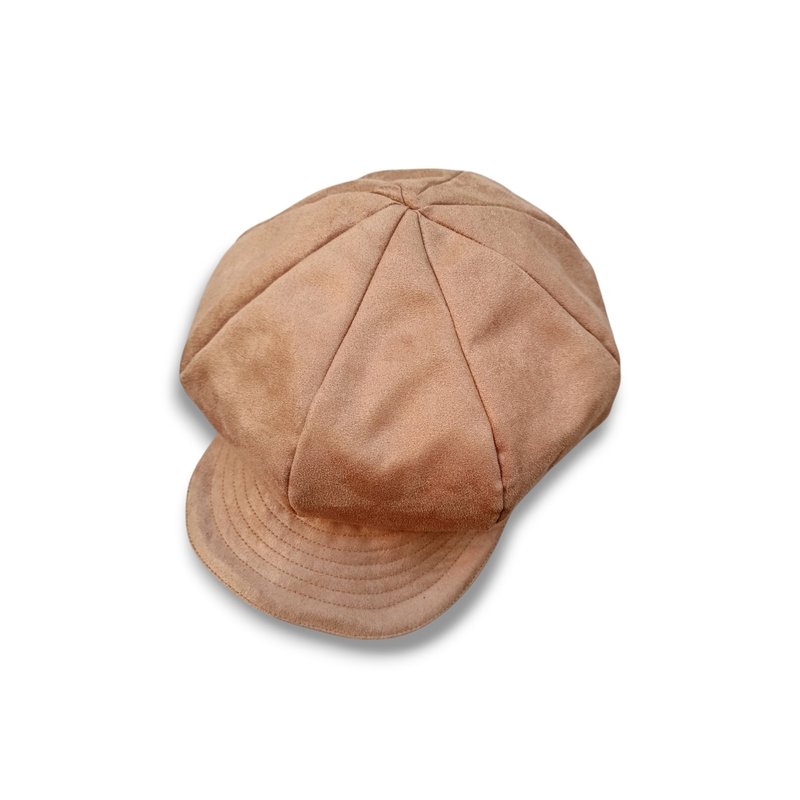 Calf Village / Handmade newsboy hat - Hats & Caps - Cotton & Hemp Khaki