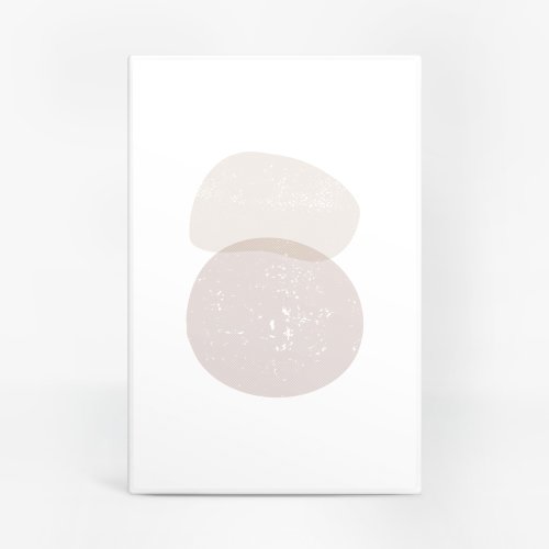 Psize 客製化 【無框畫】藝術掛畫 x 幾何雙圓