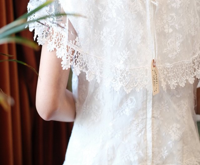 Vintage dress 1980s Scott McClintock vintage lace wedding dress