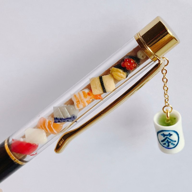 ballpoint pen / miniature sushi - 原子筆/中性筆 - 黏土 多色