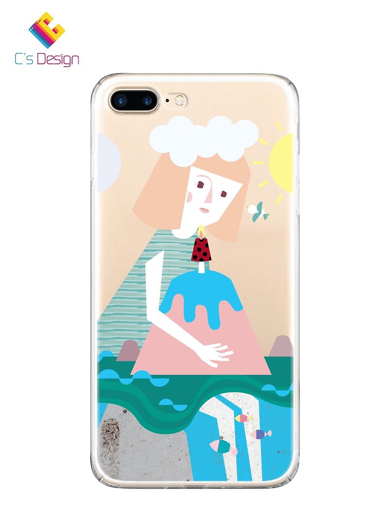 Girl hugging the world iPhone X 8 7 6s Plus 5s Samsung S7 S8 S9 Mobile Shell - Other - Plastic Pink