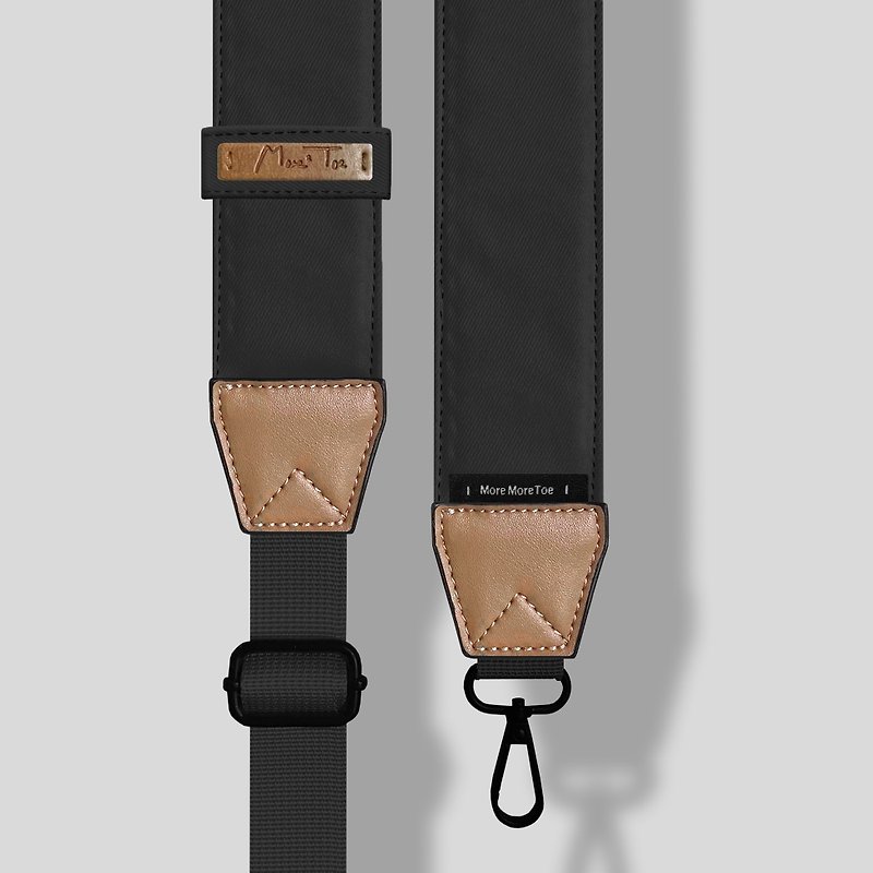 Water-proof! Pressure-reducing wide straps x jet black I, set of two (removable and replaceable) - อื่นๆ - วัสดุอื่นๆ สีดำ