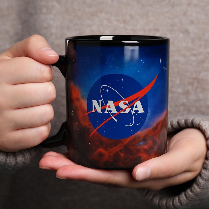 科學馬克杯系列/NASA星雲感溫變色杯 - 咖啡杯/馬克杯 - 瓷 白色