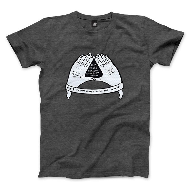She Makes Me Feel In Space-Heather Grey-Unisex T-Shirt - Men's T-Shirts & Tops - Cotton & Hemp Gray