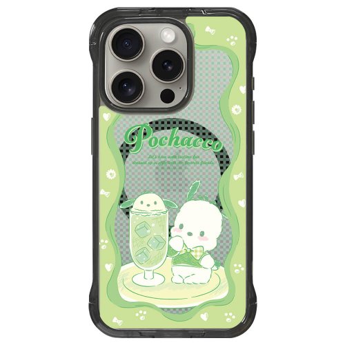 LANI's 風格防摔手機殼 帕恰狗 沁涼蘇打水懶人支架【磁吸透黑】iPhone 16 15 14 Pro Max