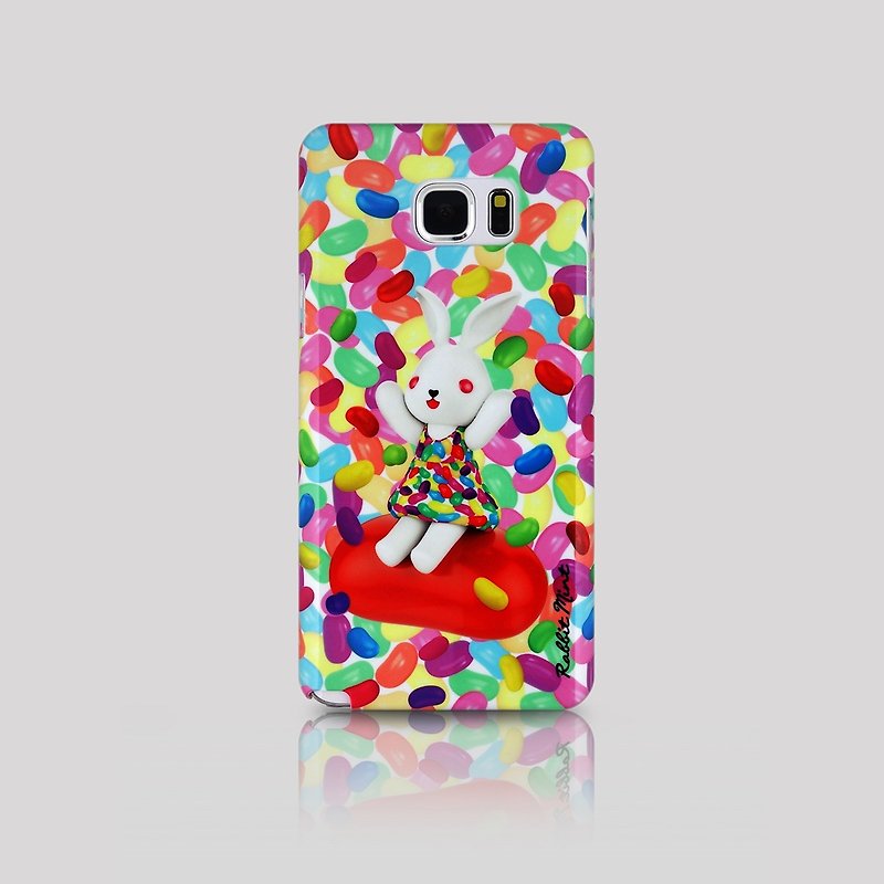 (Rabbit Mint) Mint Rabbit Phone Case - Bu Mali Candy Merry Boo Jelly Bean - Samsung Note 5 (M0020) - Phone Cases - Plastic Red