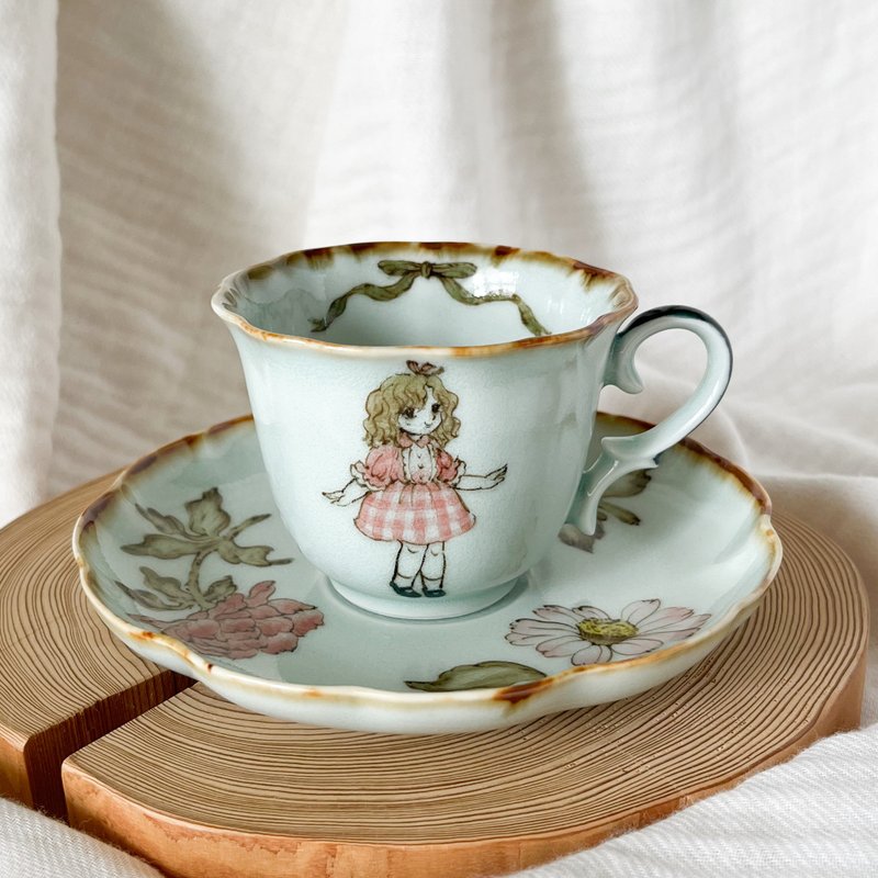 カップとソーサー - 茶壺/茶杯/茶具 - 瓷 白色