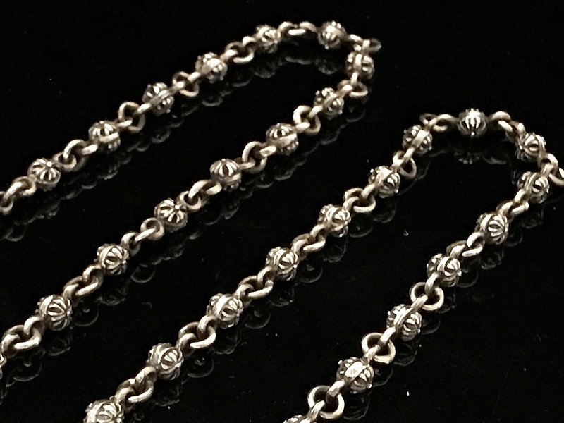 [Silver Series] Cross Silver Silver 65cm-70cm 925 Sterling Silver - Necklaces - Sterling Silver Silver