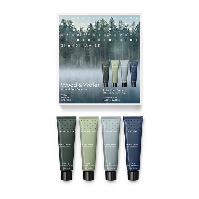 Skandinavisk ∣ Mini Hand Cream Gift Set 30ml - Forest and Water 4 Pack - น้ำหอม - วัสดุอื่นๆ 