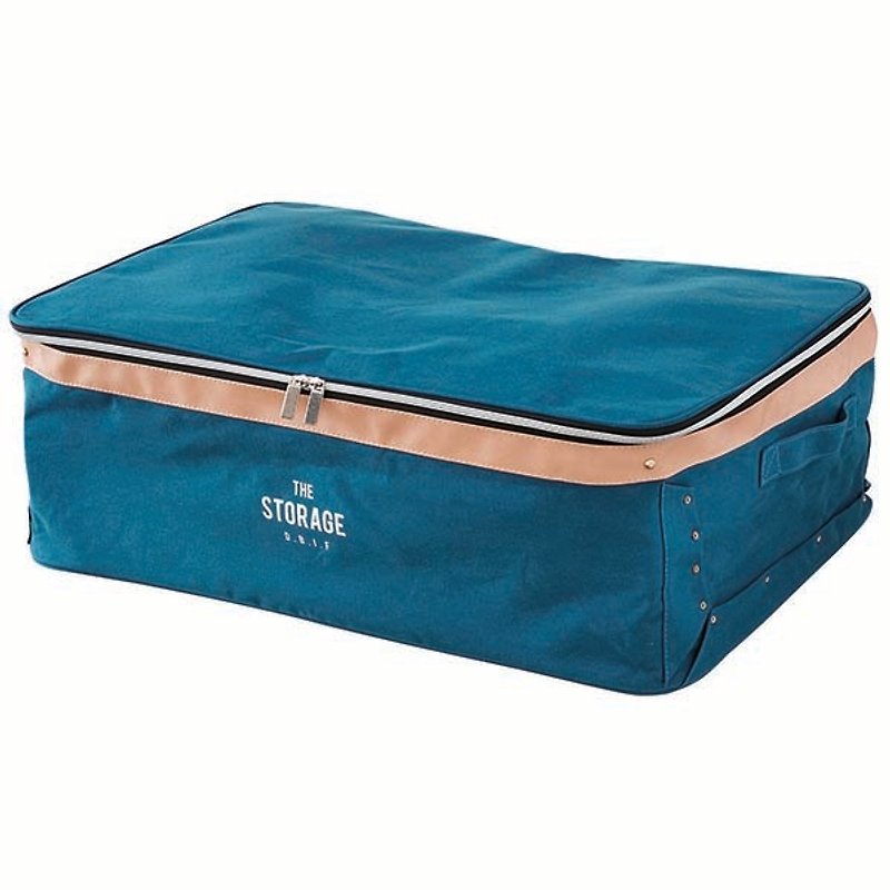 The Storage- Large Storage Bag (Blue) - กล่องเก็บของ - ผ้าฝ้าย/ผ้าลินิน สีน้ำเงิน