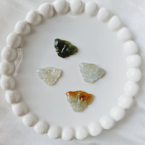 緣圓翡翠 冰膠福氣蝴蝶吊墜 | 天然緬甸玉A貨翡翠