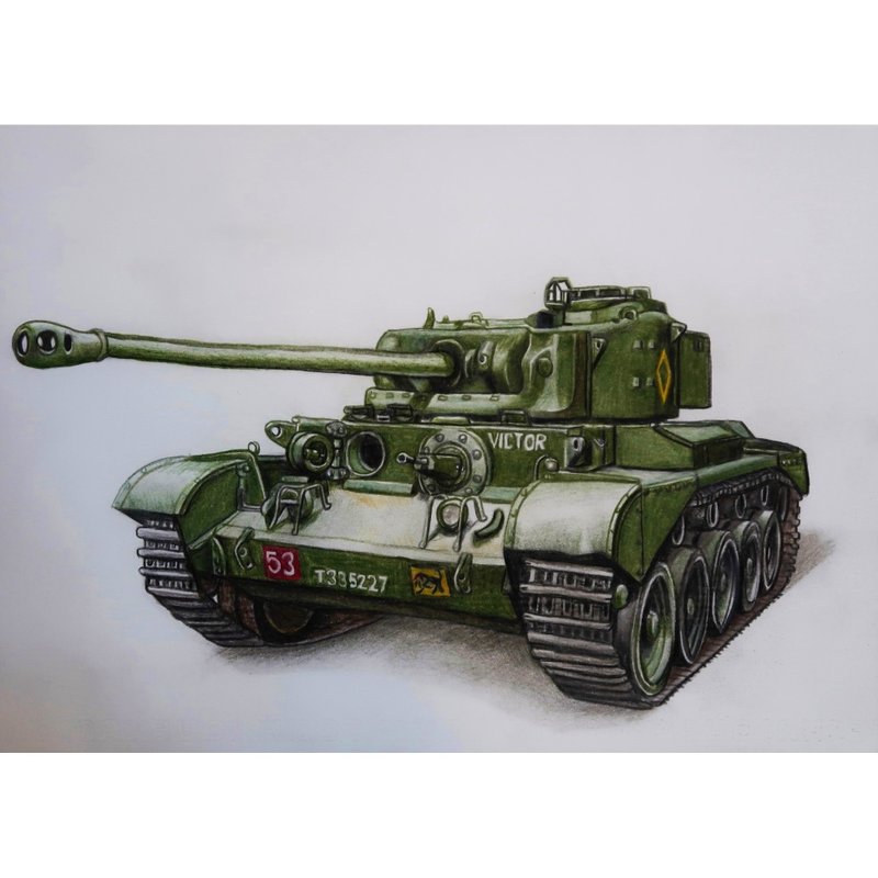 1.坦克車畫(上架作品)  2.客製畫  3.縮時攝 - 似顏繪/客製畫 - 紙 綠色
