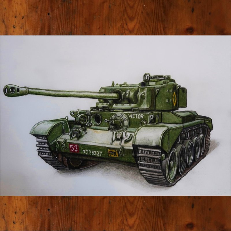 1.坦克車畫(上架作品)  2.客製畫  3.縮時攝 - 似顏繪/客製畫 - 紙 綠色