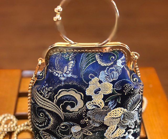 Breath of Spring Butterfly Love Flower Bracelet Gold Bag - Shop
