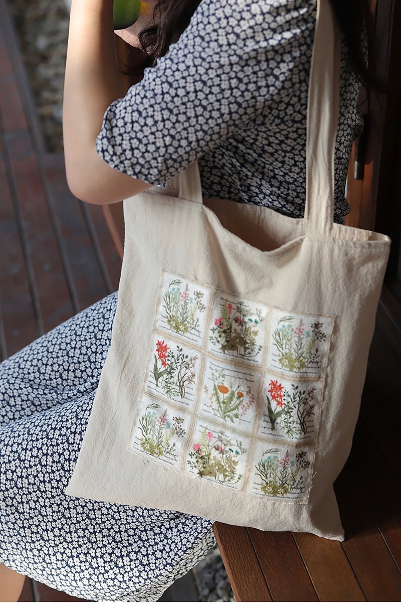 Original self-made style | - Handbags & Totes - Cotton & Hemp Pink